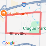 columbia/detroit route map