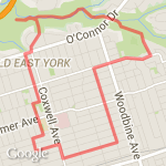 Ravine & Monarch Pk 7km route map