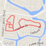 2.02 miles route map