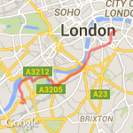 Robert Bird route map