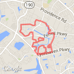 8m/13k run route map