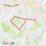 nunhead cemetery route map