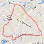 8.13 miles 13k plus route map