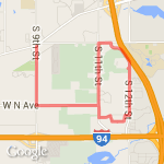 8 mile run route map