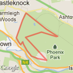 5.07 miles phoenix park route map