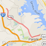 12 miles on Generals Hwy route map