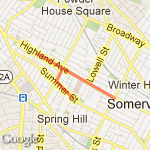 Around Anthony's to Willow route map