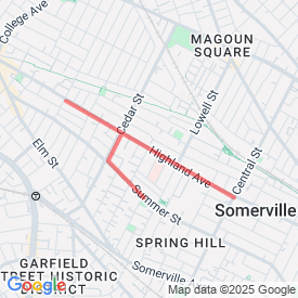 Around Anthony's to Willow - 3.22 Km route in Somerville