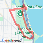 Doggie Glow 5K route map