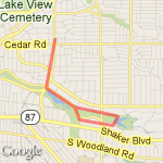 Horseshoe Half route map