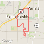 10 mi from home route map