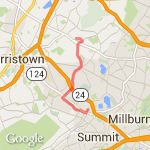 Bike to Work via Kings route map