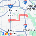 work to home route map