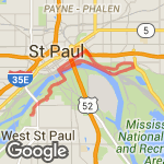 shepard to mounds park route map