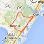 OCNJ Inland 32 route map