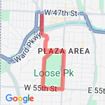 2-mile (Plaza) route map
