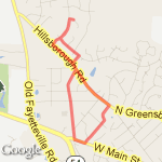 Post Office route route map