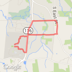 5 Mile Loop  route map