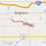 Pigeon Creek 900 to 390 route map