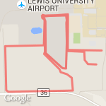 6K XC Course route map