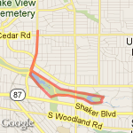 Horseshoe + Nature center route map