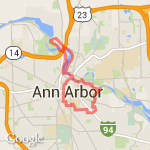 9 Mile Loop route map