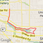 Horseshoe + Eaton route map