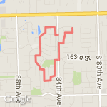 neighborhood run route map