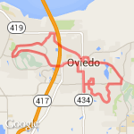 17 Milers  route map