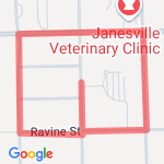 Glow Run Walk route map