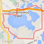 around oconomowoc lake route map