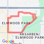 long school neighborhood  route map