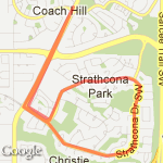 strathcona run route map