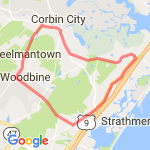 Marmora 25 route map