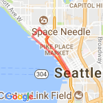 Broad to Yesler route map