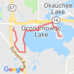 saratoga/hewitts pt  route map