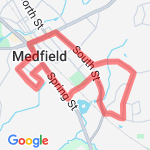 3.5 mile run 2 route map