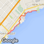 Port credit route  route map