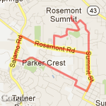 7 with a loop route map