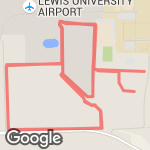 8K XC course route map