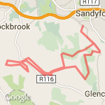 Run the Line route map