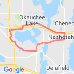 oconomowoc lake circle route map