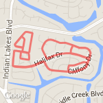 Neighborhood 4 mile road course. route map