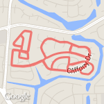 Neighborhood 9 mile/14.5K route map