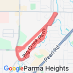 New Place, New Run route map