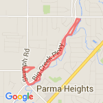 New Place, New Run route map