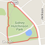 Sidney Hutchinson Park Route route map