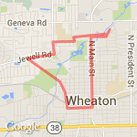 6 mile prairie path  route map