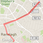 Canal to Clanwilliam route map