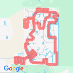 Golf Cart Parade route map